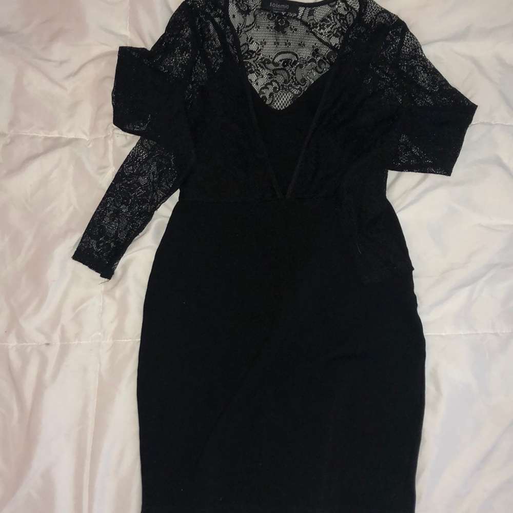 Lace black dress!